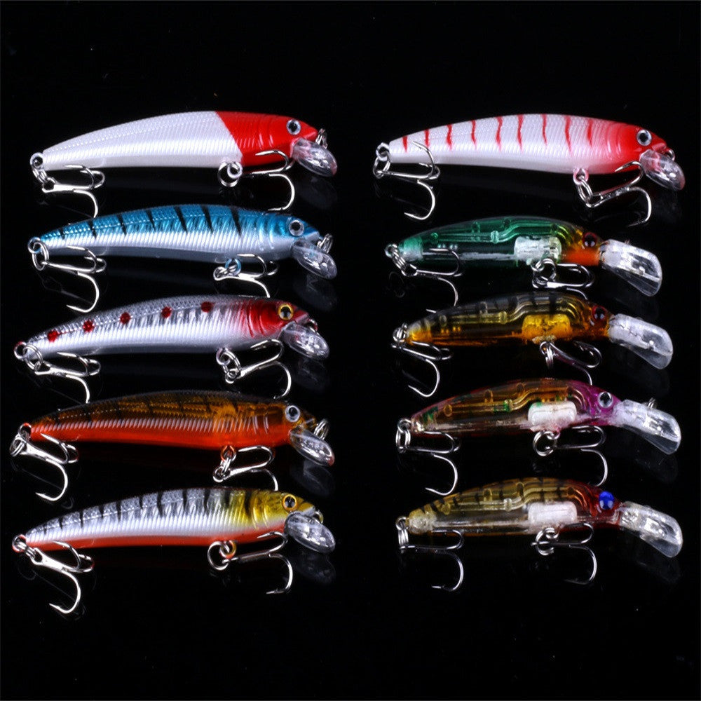 56pcs/lot Fishing Lures Set Mixed Different Model Hard Baits Artificia ...