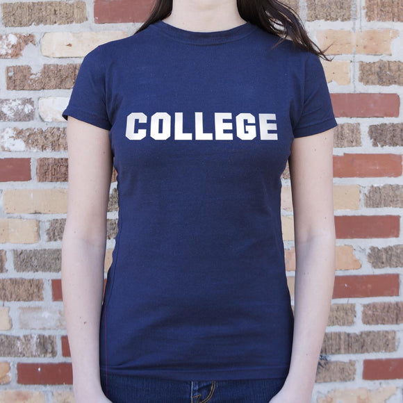 Ladies College T-Shirt - gaudely