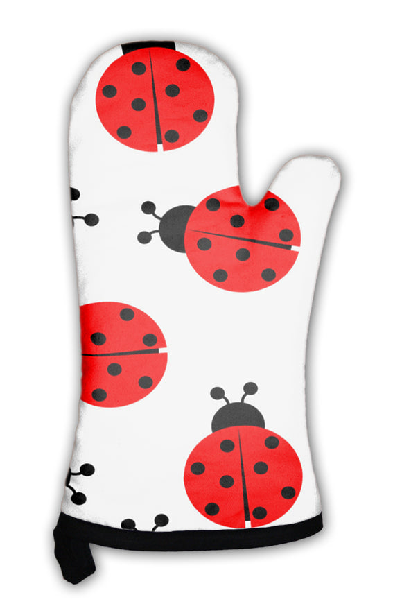 Oven Mitt, Ladybug Pattern - gaudely