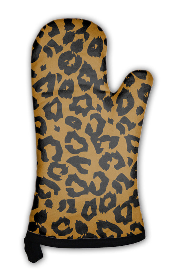 Oven Mitt, Leopard Pattern - gaudely