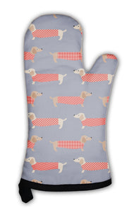 Oven Mitt, Dachshund Dogs Pattern - gaudely