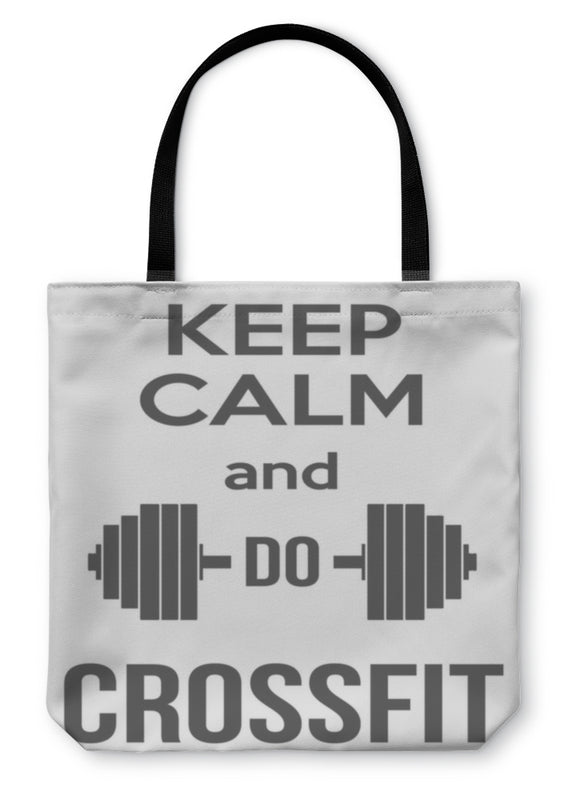 Tote Bag, Keep Calm And Do Crossfit - gaudely
