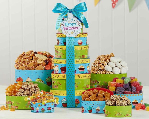 Make a Wish Gift Tower by Wine Country Gift Baskets - gaudely