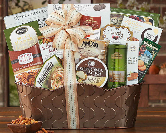 The Grand Gourmet Gift Basket by Wine Country Gift Baskets - gaudely
