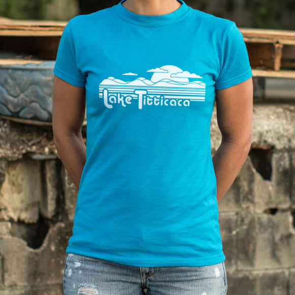 Ladies Lake Titticaca T-Shirt - gaudely