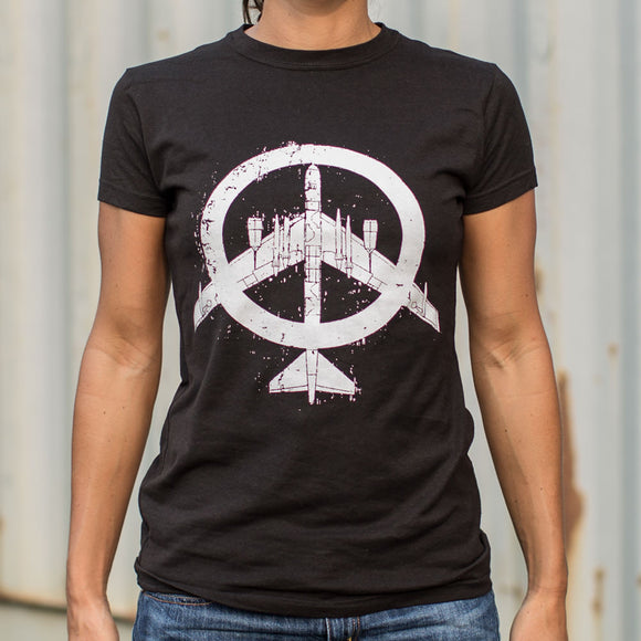 Ladies Peace Bomber T-Shirt - gaudely