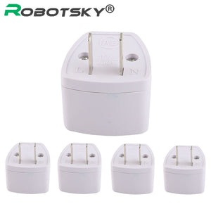 5PCS High Quality Universal EU AU UK to EU AC Power Plug Portable Travel Wall Charger Charge Adapter Outlet Converter Conversion - gaudely