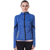 Women Yoga Jacket Fitness Running Shirt For Women Sportswear Elastic Tight Gym Roupa de Academia Zipper Fitness Clothes - gaudely