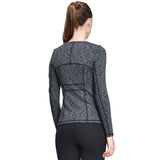 Women Yoga Jacket Fitness Running Shirt For Women Sportswear Elastic Tight Gym Roupa de Academia Zipper Fitness Clothes - gaudely