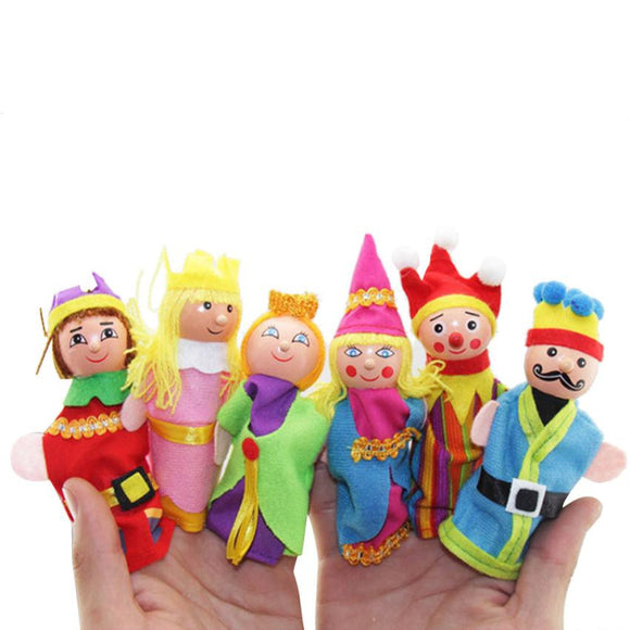 6PCS Special Finger Puppet Toys Hand Puppets Christmas Gift Finger puppets - gaudely