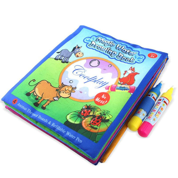 Kids Animals Painting Magic Water Drawing Coloring book Educational toys for children - gaudely