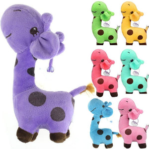 28/38 cm purple pink blue Giraffe Dear Soft Plush Toy Animal Dolls Baby Kid Birthday Party Gift Giraffe plush toys for baby kids - gaudely