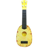 Fashion Fruit Design plastic Guitar Ukulele Mini Fruit Musical Instrument Educatonal Toys Baby Children kids Musical toy guitar - gaudely