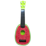 Fashion Fruit Design plastic Guitar Ukulele Mini Fruit Musical Instrument Educatonal Toys Baby Children kids Musical toy guitar - gaudely