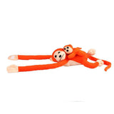 Soft Plush Animal toys Mother and Son Cute Screech Monkey Plush Toy Doll Doll Gibbons Kids Gift Valentine's day #YL - gaudely