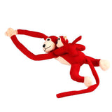 Soft Plush Animal toys Mother and Son Cute Screech Monkey Plush Toy Doll Doll Gibbons Kids Gift Valentine's day #YL - gaudely