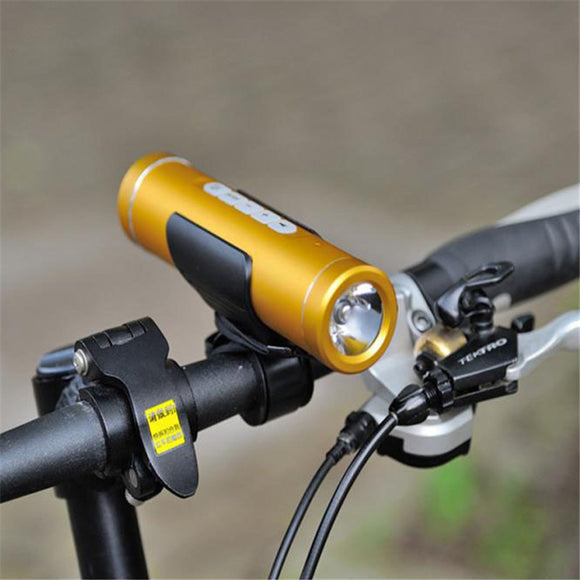 Leadbike  Multi-Function Bluetooth Speaker Mobile Bike Light Ultra-Bright Front LED USB Rechargeable Bicycle Light - gaudely