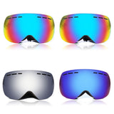 Professional double anti-fog lens White Reflective Outdoor Protection Sunglasses Hiking Surfing Riding Biker Motocycle glasses - gaudely