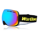 Professional double anti-fog lens White Reflective Outdoor Protection Sunglasses Hiking Surfing Riding Biker Motocycle glasses - gaudely