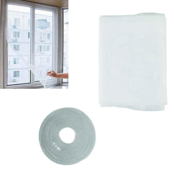 Super Deal New White Insect Fly Mosquito Window Net Netting Mesh Screen New Curtains XT - gaudely