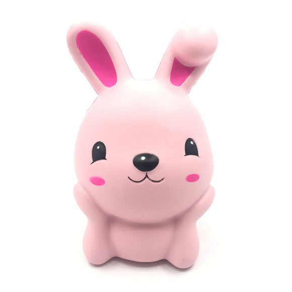 15cm Squishy Pink Cute Rabbit Squeeze Slow Rising Fun Toy Gift Phone Strap Decor 2017 Hot sale - gaudely