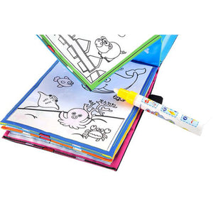 Coloring Book Kids Animals Painting Magic Water Drawing Book +1 Magic Pen Children Water Coloring Book Water Drawing Book Doodle - gaudely