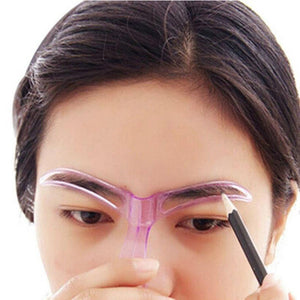 Professional Beauty Tool Makeup Grooming Drawing Blacken Eyebrow Template - gaudely