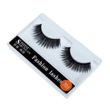 Famous Brand SHIDI SHANGPIN 1 Pairs Long 1cm-1.5cm Makeup Cross Thick False 3D Dense Eyelashes Eye Lashes Nautral dropship - gaudely