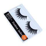 Famous Brand SHIDI SHANGPIN 1 Pairs Long 1cm-1.5cm Makeup Cross Thick False 3D Dense Eyelashes Eye Lashes Nautral dropship - gaudely