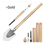 High Quality 78cm 1130g Steel Folding Spade Outdoor Camp Multi-Function Outdoor Camping Shovels #EW - gaudely