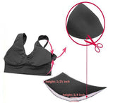 3 Pair Womens Removable Smart Cups Bra Inserts Pads For Swimwear Sports - gaudely