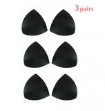 3 Pair Womens Removable Smart Cups Bra Inserts Pads For Swimwear Sports - gaudely