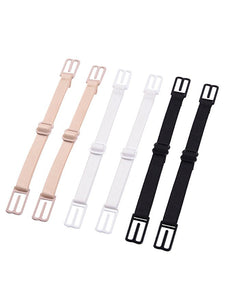 3 Pair Bra Strap Clips Elastic Nonslip Strap Holder - gaudely