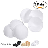 3 Pairs Bra Pads Pushup Superior Sponge Bra Cup Insert Pad Push Up 90L - gaudely