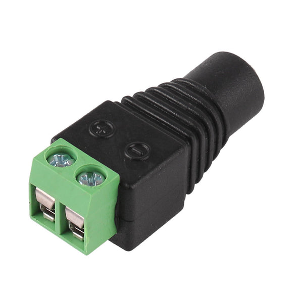12V DC Power Jack Connector Female Cable Adapter Plug for LED Light - gaudely
