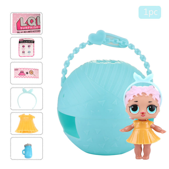 LOL Surprise Dolls Outrageous Littles Surprise 7 Layers Surprise Ball Series 1 Doll Blind Mystery Ball Toy - gaudely