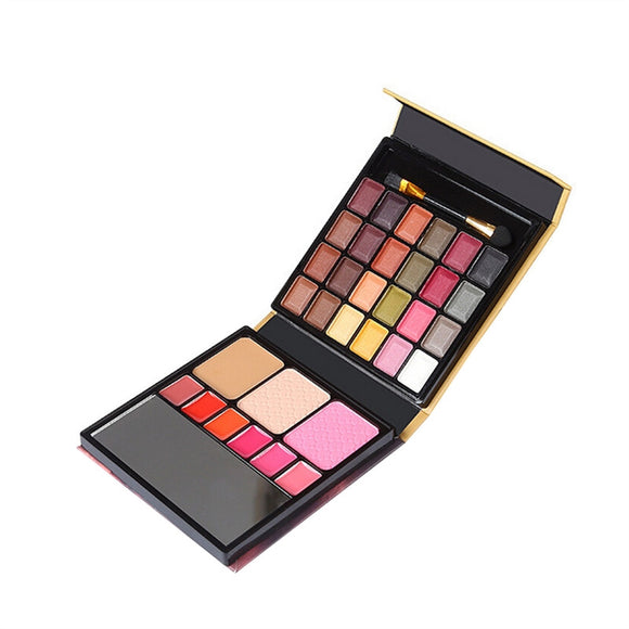 24 Colors Eyeshadow Palette Makeup Contouring Kit for Salon and Daily Use - gaudely