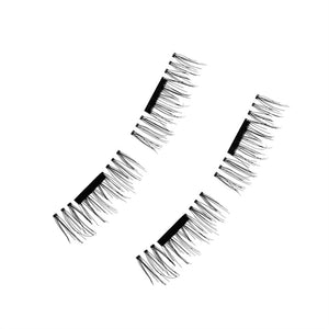 2 Pair Creative Magnetic 3D False Eyelashes Natural Soft Fake Eyelashes for Women Girls Makeup - gaudely