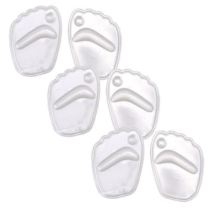 3 Pairs of 3D Foot Gel Massage Pad Forefoot Insoles Pain Relief Cushion for High Heel - gaudely