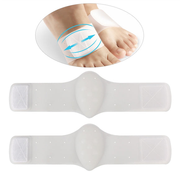 ETEREAUTY Arch Support Bandage Cushions Silicone Feet Arch Support Band Pads Inserts for Shoes - gaudely