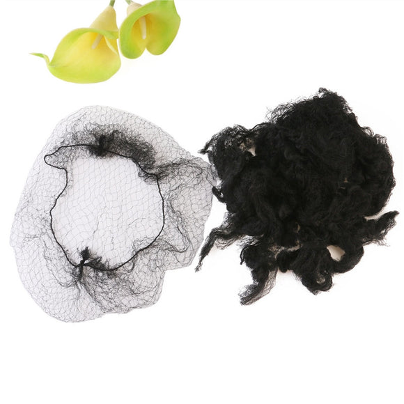 100pcs Hair Nets Invisible Elastic Edge Mesh - gaudely