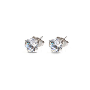 Fashion Women Crystal Ear Studs Earrings - One Pair - gaudely