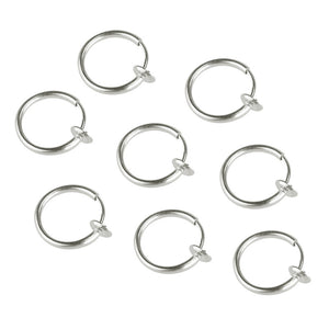 8pcs Open Hoop Nose Lip Earrings Ring Body Ear Piercing Rings Jewelry - gaudely