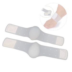 Pair of Arch Support Bandage Silicone Arch Pads Feet Support Band for Pain Relief - gaudely