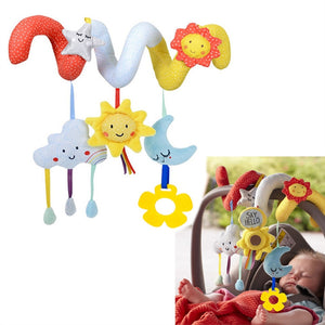 Baby Infant Crib Toy Wrap Around Crib Rail Toy Stroller Toy Cute Baby Educational Toys - gaudely