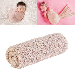 TINKSKY Newborn Baby Photography Photo Prop Stretch Wrap Baby Long Ripple Wrap - gaudely