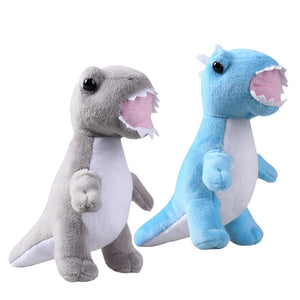 NUOLUX 2PCS Cute Cartoon Dinosaur Animal Plush Toys Stuffed Cushions Adorable Gift for Kids Children - gaudely