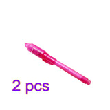 Invisible Ink Pen Spy Pen with Built in UV Light Magic Marker for Drawing Secret Message Writing Currency Checking Kids Spy Game Party - gaudely