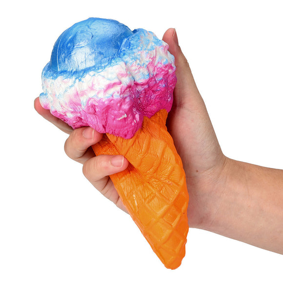 11CM Galaxy Ice Cream Squeeze Toy Squishy Slow Rising Decompression Squeeze Toys - gaudely
