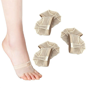 3 Pairs of Ballet Belly Dance Protective Forefoot Pads Cushions Covers - gaudely